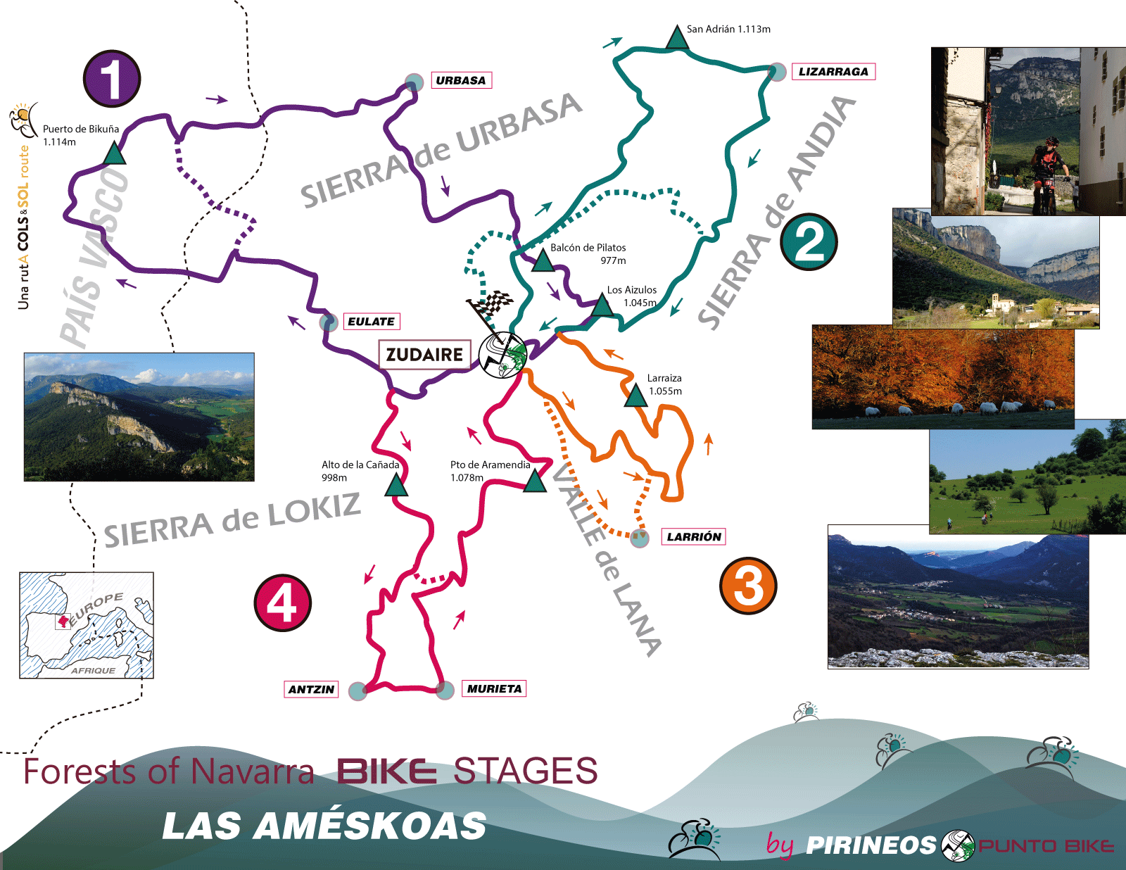 Forests of-Navarra-Ameskoas-Map