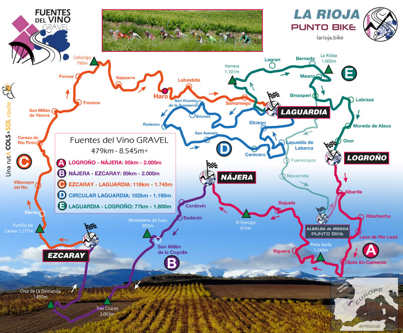 Map Fuentes-del-Vino-MTB-GRAVEL